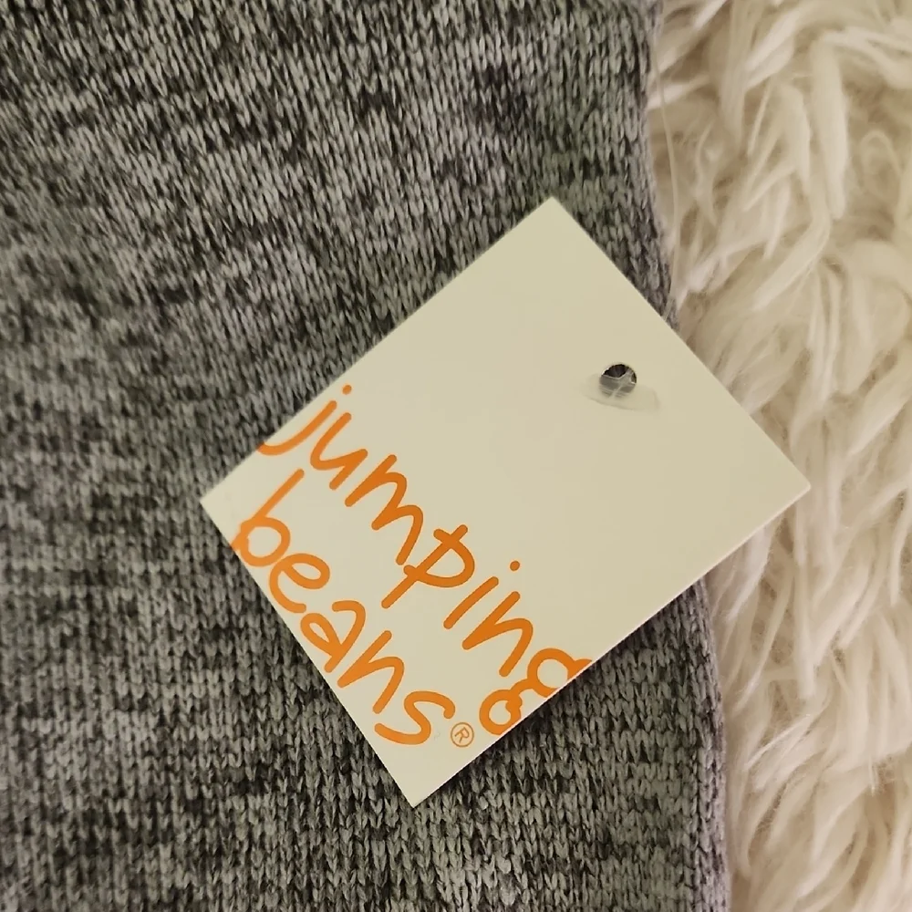 Jumping Beans Cowl Neck Sweater Grey Size 8